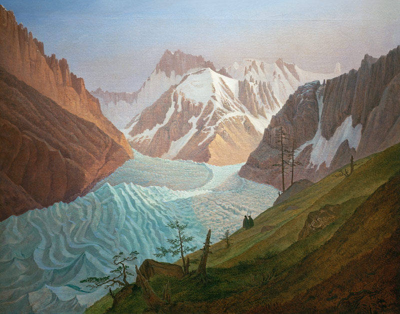 Carl Gustav Carus - The Mont Blanc Massif